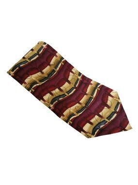 J Garcia Butterfly Study II Silk Tie Abstract Striped Mens Necktie Business